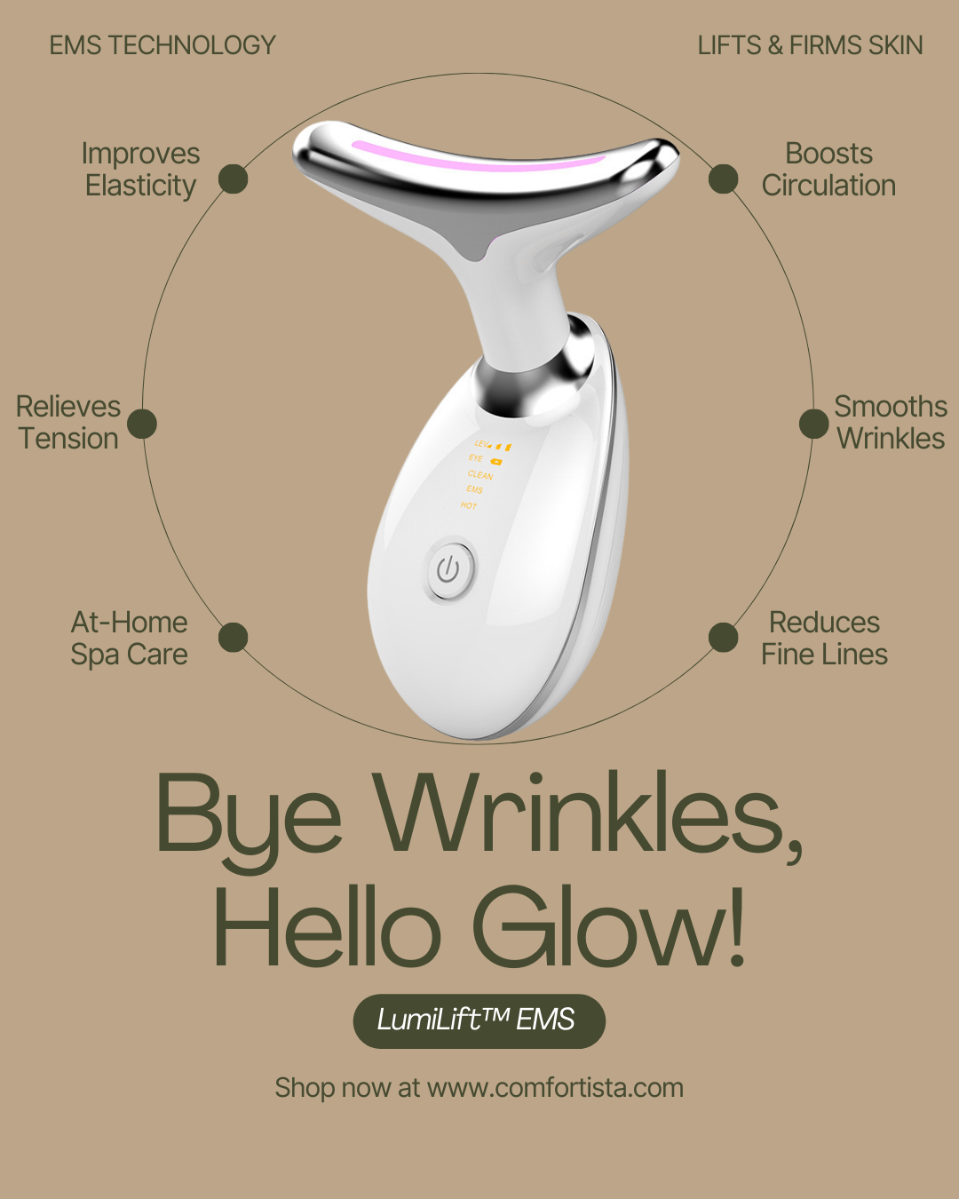 LumiLift™ EMS Neck & Face Massager