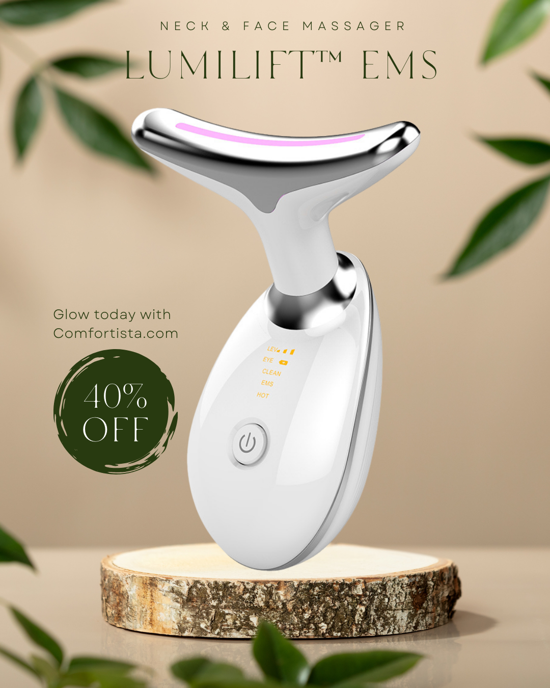 LumiLift™ EMS Neck & Face Massager